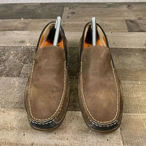 Mephisto Men’s Size 8 Baduard Suede Leather Slip On Brown Casual Nubuck Shoes