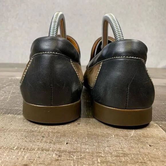 Mephisto Men’s Size 8 Baduard Suede Leather Slip On Brown Casual Nubuck Shoes