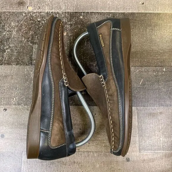 Mephisto Men’s Size 8 Baduard Suede Leather Slip On Brown Casual Nubuck Shoes