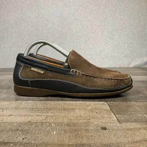 Mephisto Men’s Size 8 Baduard Suede Leather Slip On Brown Casual Nubuck Shoes