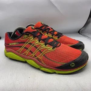 Merrell All Out Flash Molten Lava Mens 11 Red Athletic Shoes Walking Running