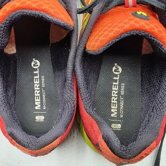 Merrell All Out Flash Molten Lava Mens 11 Red Athletic Shoes Walking Running