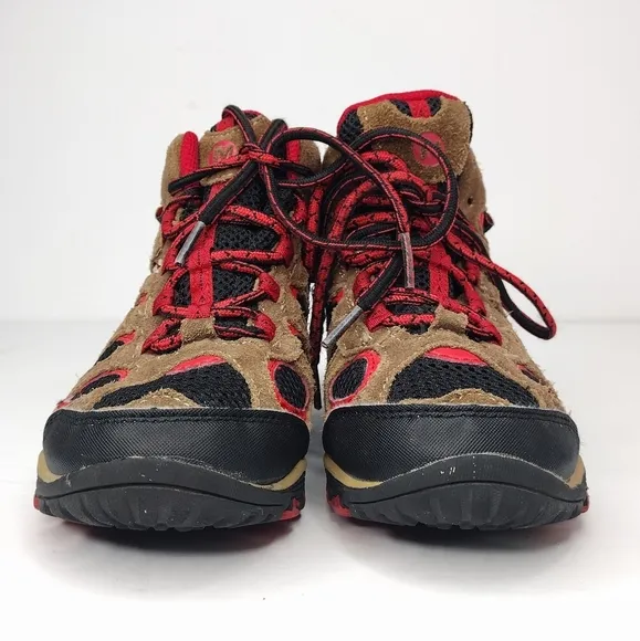 Merrell Brown Red Performance Footwear Hiking Boots