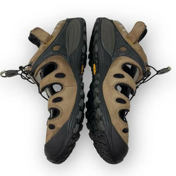 Merrell Chameleon Brown Cargo Kangaroo Sandals Men’s Size 13 Flawed
