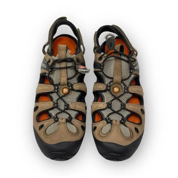 Merrell Chameleon Brown Cargo Kangaroo Sandals Men’s Size 13 Flawed
