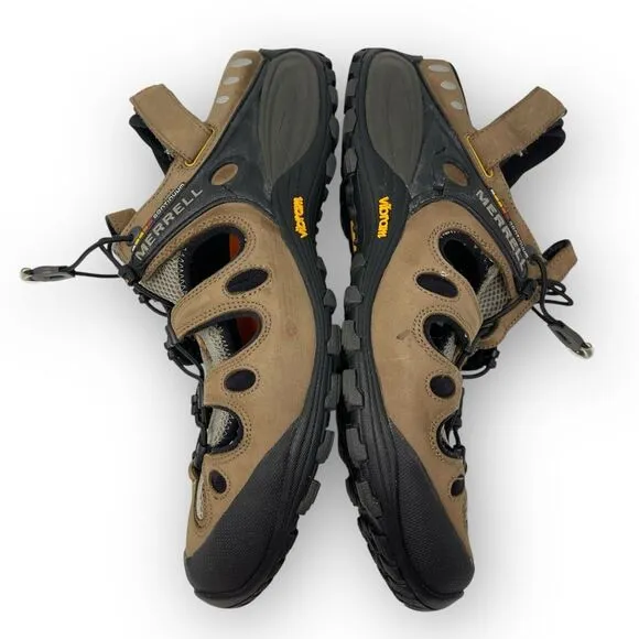Merrell Chameleon Brown Cargo Kangaroo Sandals Men’s Size 13 Flawed