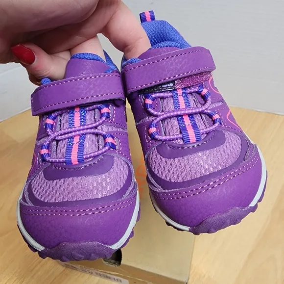 Merrell Kids Trail Quest Jr Berry Shoes Purple Washable Size 6M New With Box