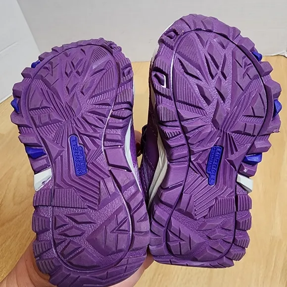 Merrell Kids Trail Quest Jr Berry Shoes Purple Washable Size 6M New With Box