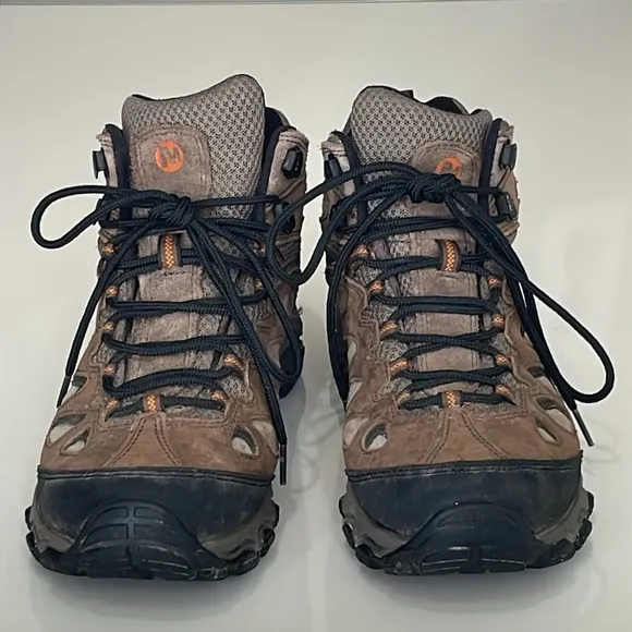 Merrell Men’s BootsPulsate Black BrackenJ24749 Leather Hiking size 9