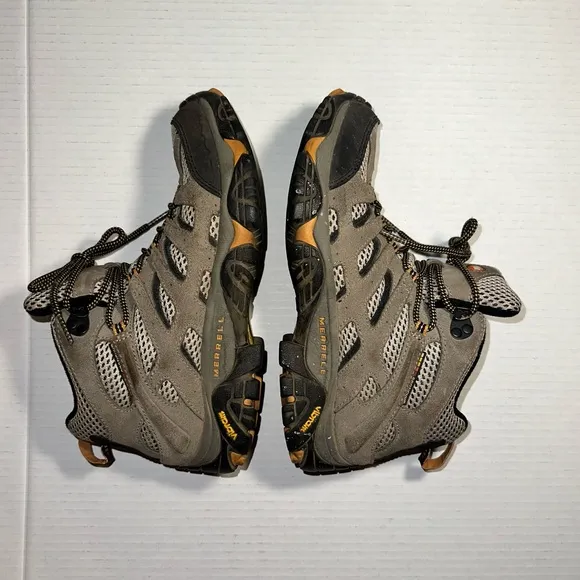 Merrell Performance Footwear Mens Walnut Vibram Sole Hiking Walking Boot 7.5