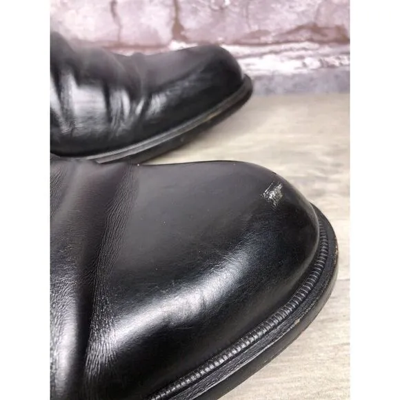 Mezlan Tortosa Black Leather Monk Strap Leather Dress Shoes Men’s Sz 13M US/46EU