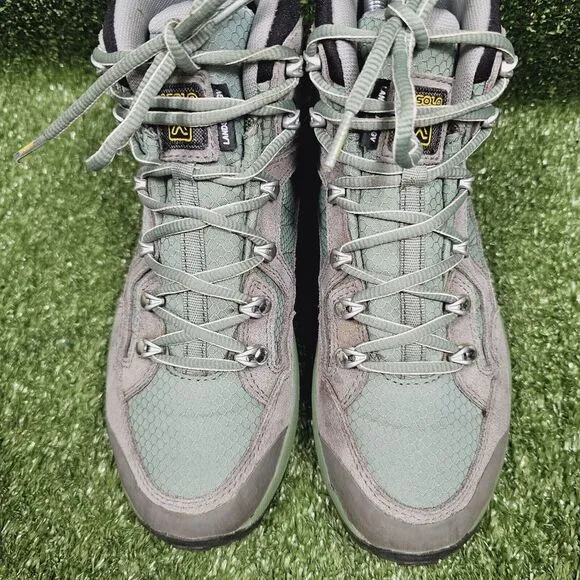 Mint‎ Asolo Landscape GV ML Green Gray Athletic Hiking Boots Womens Size 7