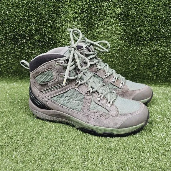 Mint‎ Asolo Landscape GV ML Green Gray Athletic Hiking Boots Womens Size 7