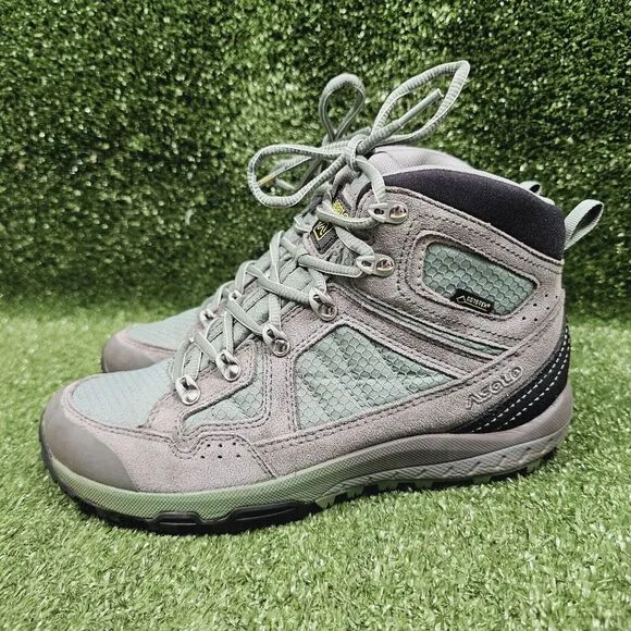 Mint‎ Asolo Landscape GV ML Green Gray Athletic Hiking Boots Womens Size 7