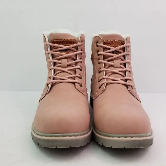 Mishansha Quatchi Womens Size 8 Pink Winter Snow Anti Slip Water Resistant Boots