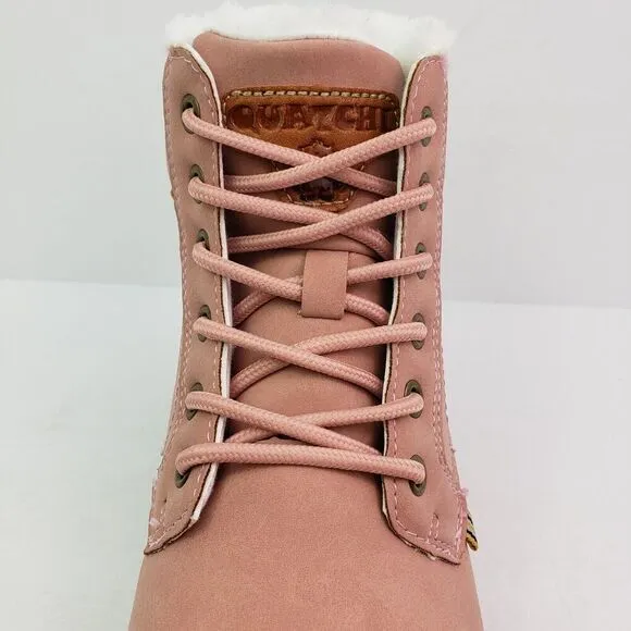 Mishansha Quatchi Womens Size 8 Pink Winter Snow Anti Slip Water Resistant Boots