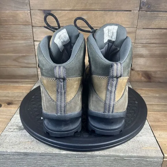 Montrail Womens Size US 8.5 Brown Suede Vibram GTX Lace Up Hiking Trail Boots