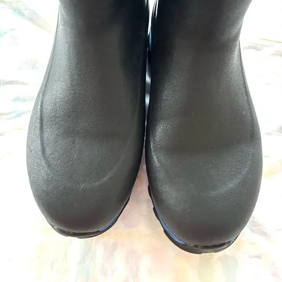 Muck Boots Rugged Ll Rubber Kid's Snow Boot Blue Black Waterproof SZ 7 Worn 1X