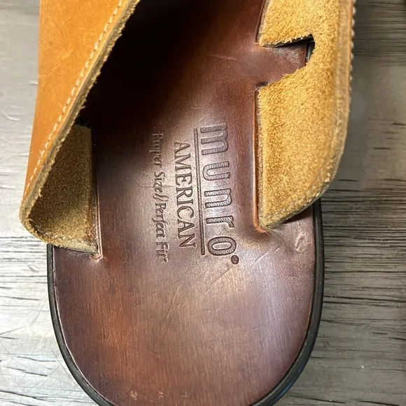 MUNRO VINTAGE LEATHER SANDALS NADE IN USA SIZE 5