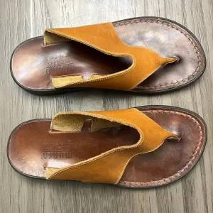 MUNRO VINTAGE LEATHER SANDALS NADE IN USA SIZE 5
