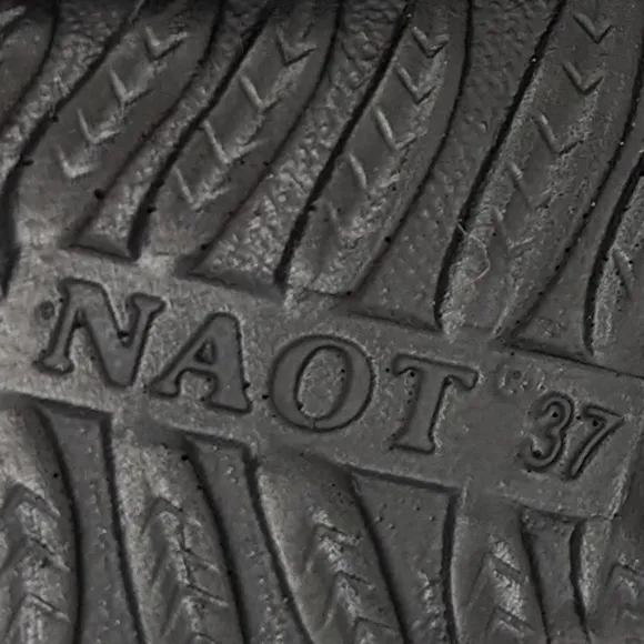 Naot Arataki Mary Jane Sandal Perforated Leather Round Toe Black EU 37 US 6-6.5
