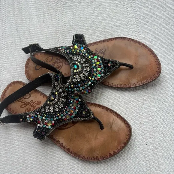 NAUGHTY MONKEY ICE BERG SANDALS size 8