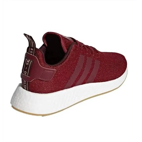 NEW ADIDAS men's nmd r2 running shoes in red