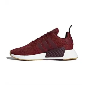 NEW ADIDAS men's nmd r2 running shoes in red