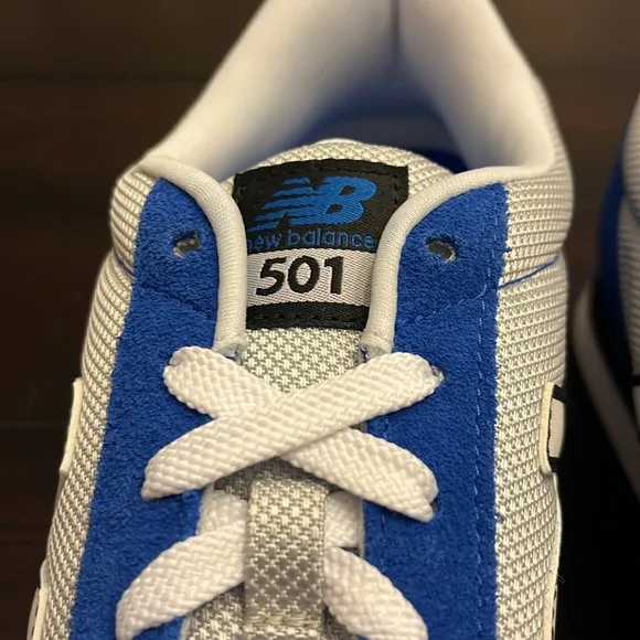 New Balance 501 shoes sneakers ML501BRC blue Mens Size 9.5