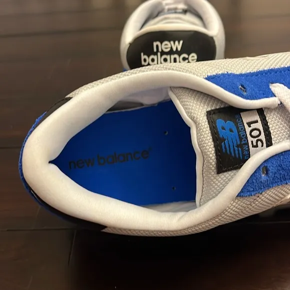 New Balance 501 shoes sneakers ML501BRC blue Mens Size 9.5