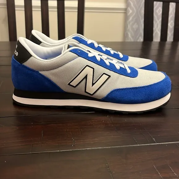 New Balance 501 shoes sneakers ML501BRC blue Mens Size 9.5
