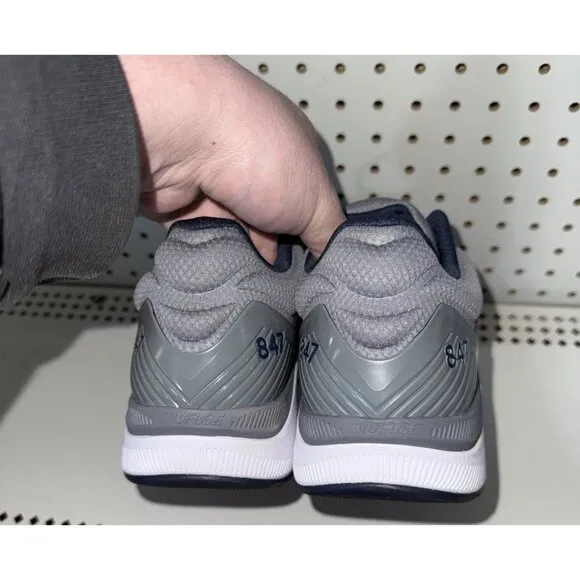 New Balance 847v4 Mens Athletic Walking Shoes Size 10.5 D Gray Blue Red MW847LG4