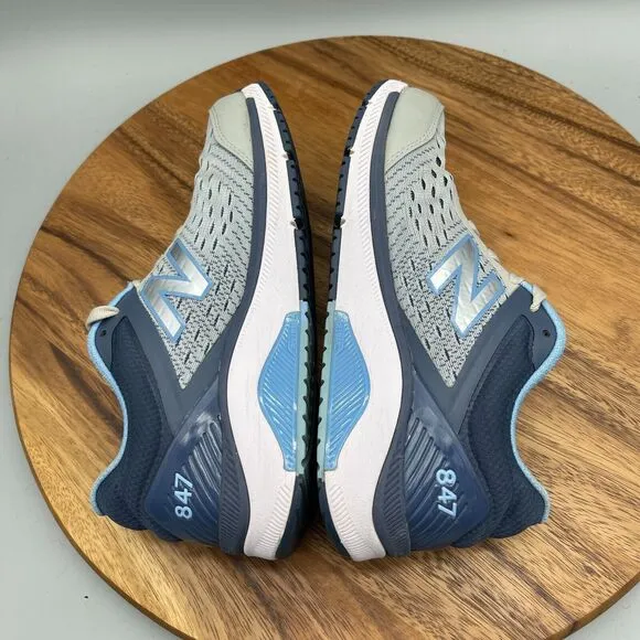 New Balance 847v4 Running Sneakers Womens 7.5 Blue Gray Athletic Shoes WW847LG4