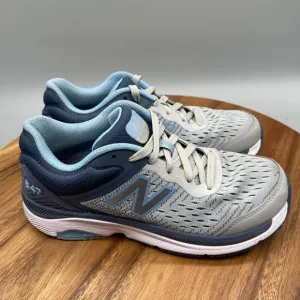 New Balance 847v4 Running Sneakers Womens 7.5 Blue Gray Athletic Shoes WW847LG4