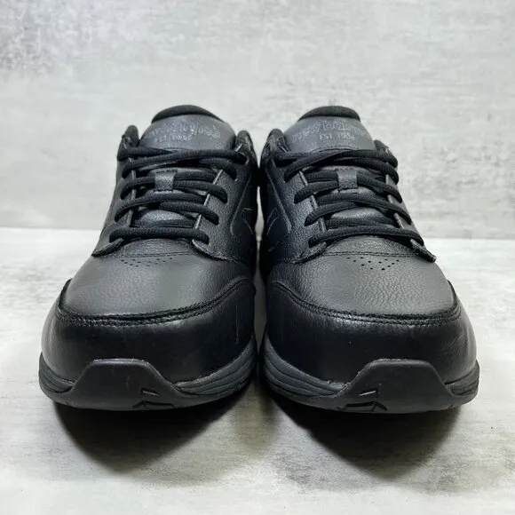 New Balance 928v3 Leather Walking Casual Shoes - Men's Size 9.5 2E Wide - Black