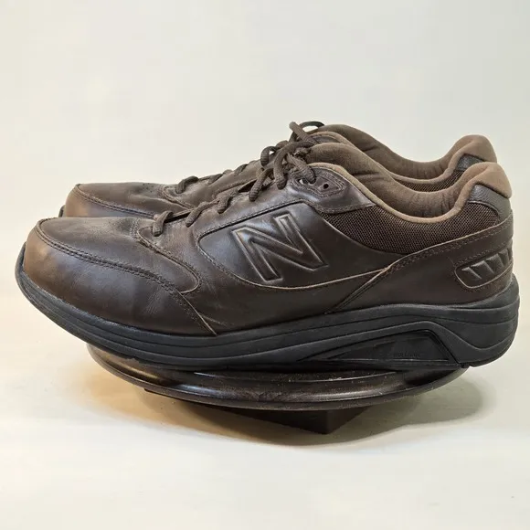 New Balance 928v3 Mens Size 11 6E Walking Shoes Brown Leather Sneakers MW928BR3