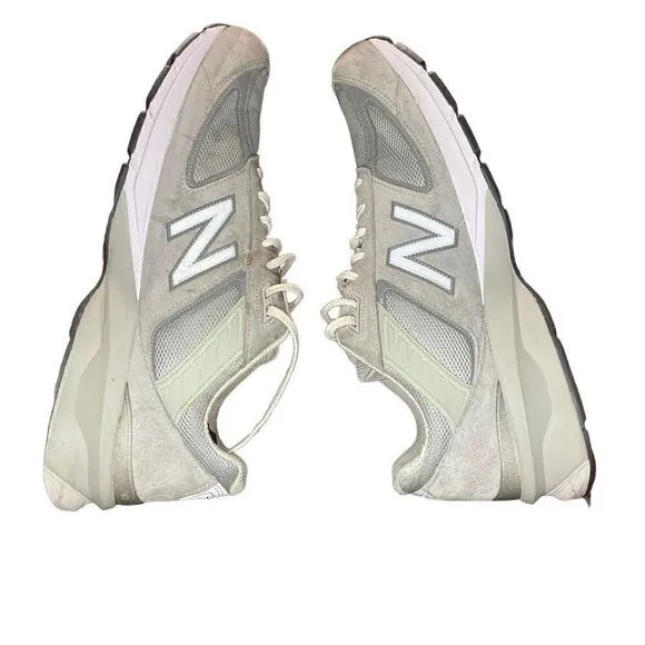 New Balance 990v5 Running Walking Shoes Gray White M990GL5 Men’s Size 16 B