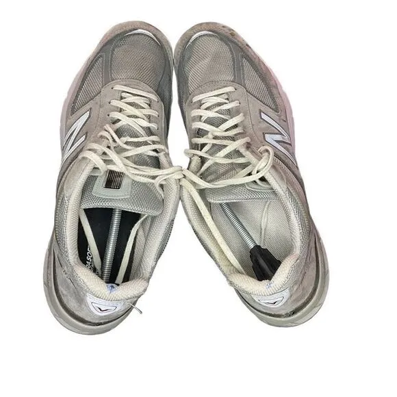 New Balance 990v5 Running Walking Shoes Gray White M990GL5 Men’s Size 16 B