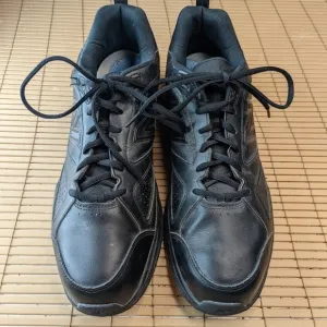 New Balance Mens 623 V3 MX623AB3 Black Leather Athletic Shoes Sneakers Size 15M.