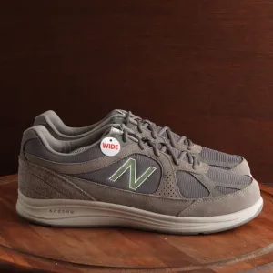 New Balance Sneakers Mens SZ 13 2E Gray 877 Suede Low Top Athletic Walking Shoes
