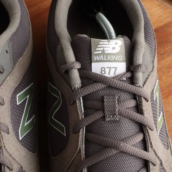 New Balance Sneakers Mens SZ 13 2E Gray 877 Suede Low Top Athletic Walking Shoes