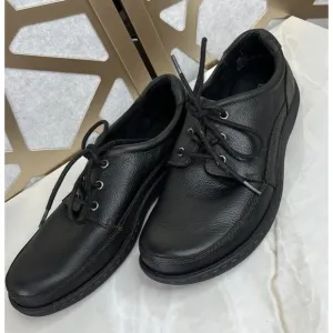 new Boc B.O.C BORN  Men Oxford Lace Up Black Casual Shoes Black Leather Sz 12