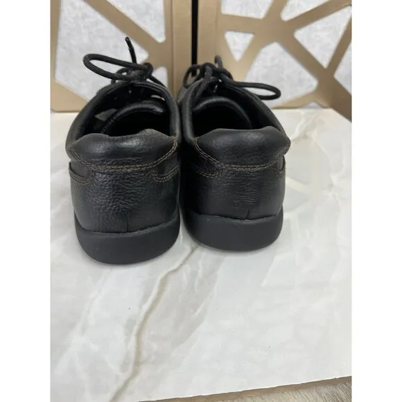 new Boc B.O.C BORN  Men Oxford Lace Up Black Casual Shoes Black Leather Sz 12