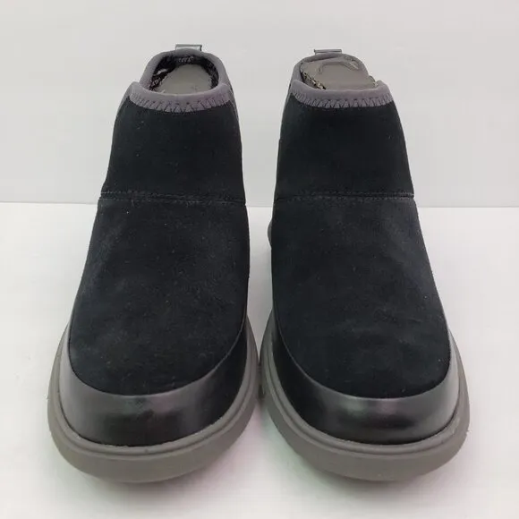 NEW Cole Haan ZeroGrand Womens Size 6 Black Suede Winter Snow Ankle Bootie Boots