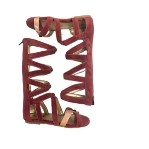 NEW Joyfolie Jenna Gladiator Sandals Pink Multi Girls SIZE 4 Y