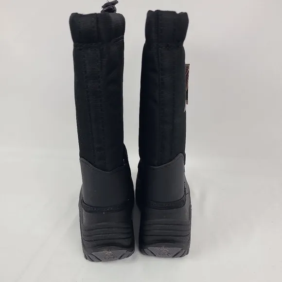 NEW Kamik Waterproof -40F Winter Snow Boots Youth Juniors Sz 2 Rocket Black NIB