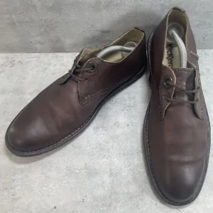 NEW Kickers Oxfords Brown Casual Leather Lace Up Shoes Size Mens EU 44‎ US 10