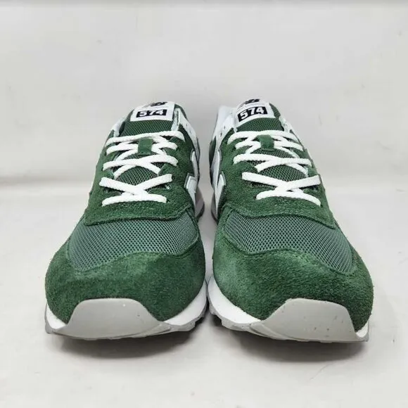 New men's 11.5 New Balance X J Crew 574 sneakers in Green White U574FGG