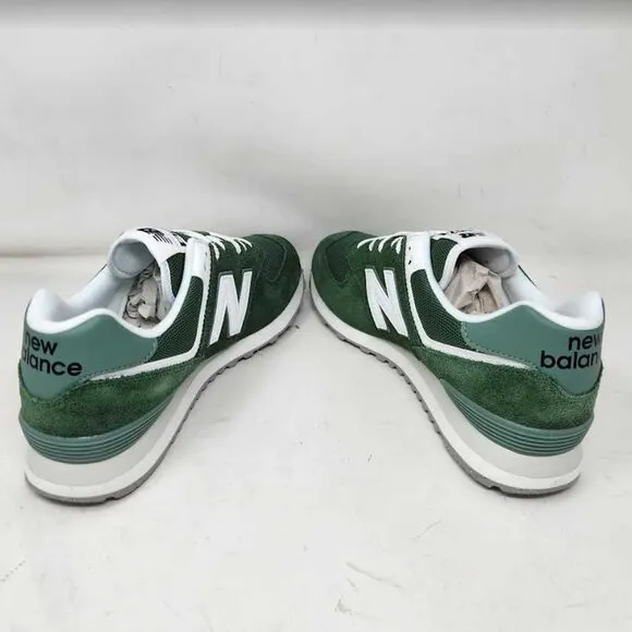New men's 11.5 New Balance X J Crew 574 sneakers in Green White U574FGG