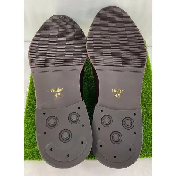 New Mens Gullar Vegan Brown Dress ShoesSize 45-11/11.5
